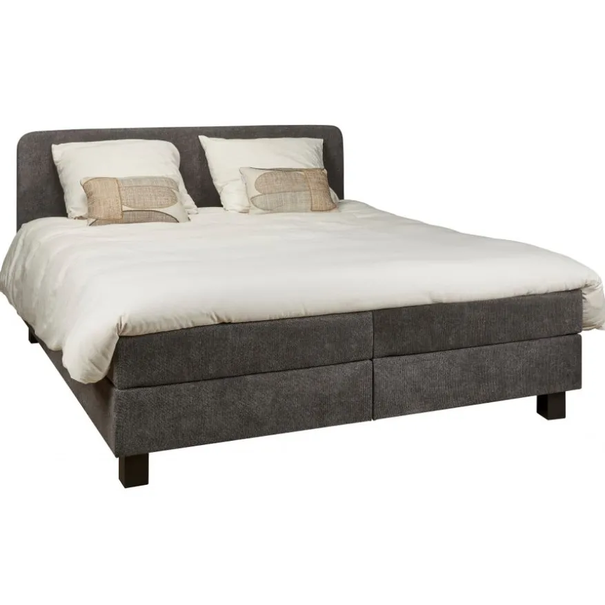 Bed Bilbao Donkergrijs - 180x200 cm
