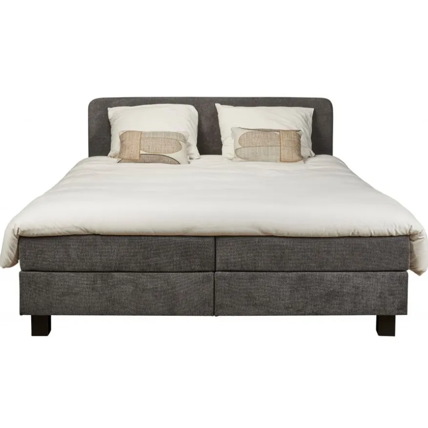 Bed Bilbao Donkergrijs - 180x200 cm