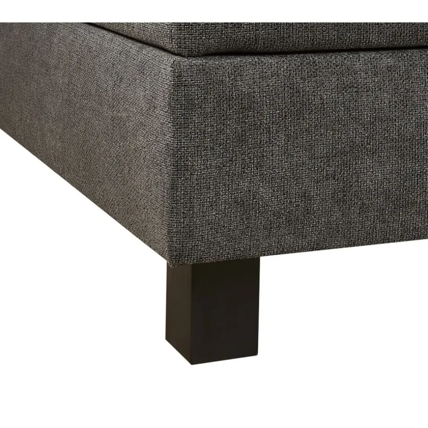 Bed Bilbao Donkergrijs - 160x200 cm