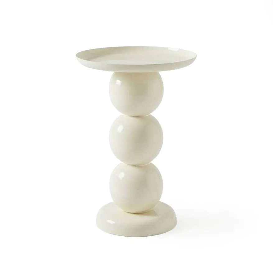 Bijzettafel Bolo Crème - Ø 34 cm