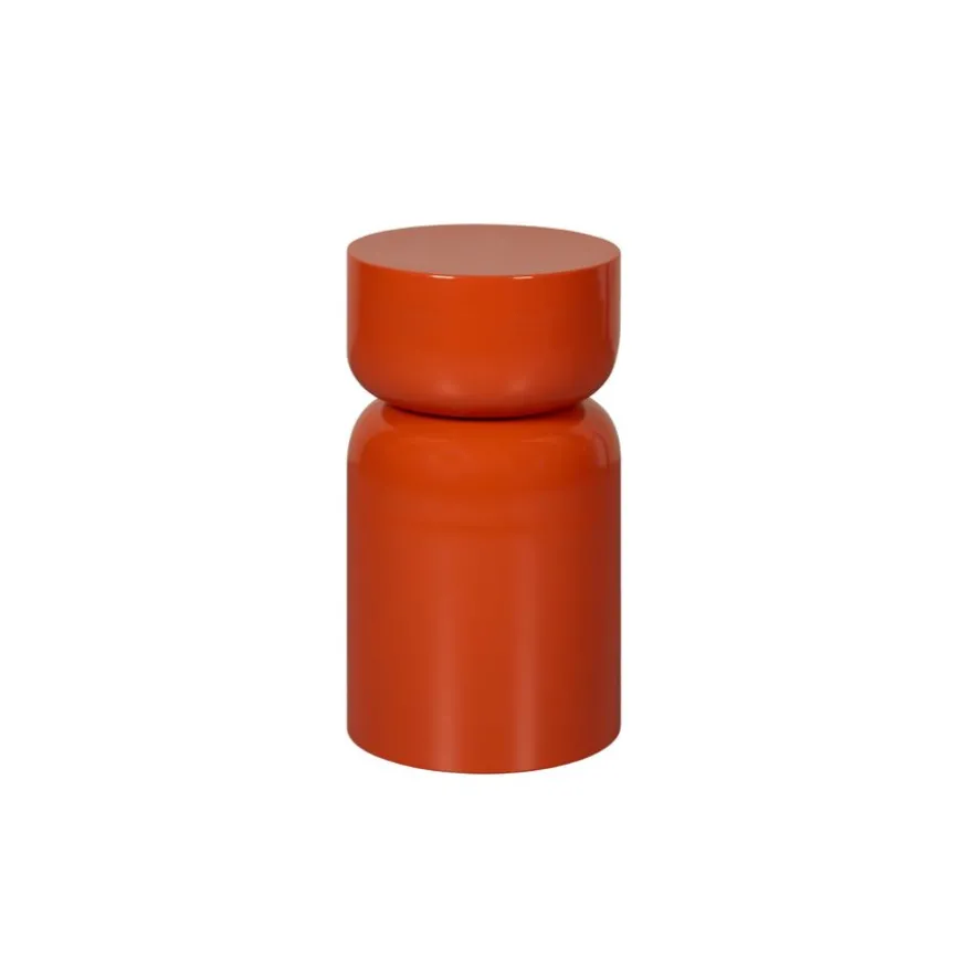 Bijzettafel Cones Aarderood - Ø 30 cm