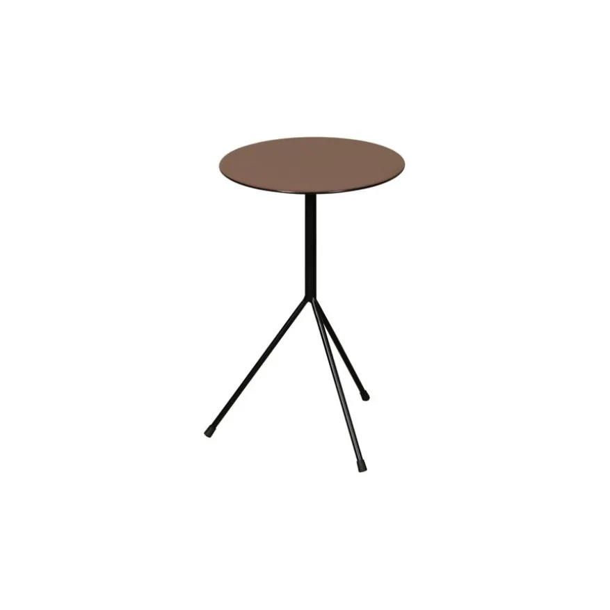 Bijzettafel Coup Bruin - Ø 30 cm