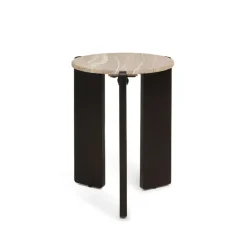 Bijzettafel Olif Bruin - Ø 44 cm