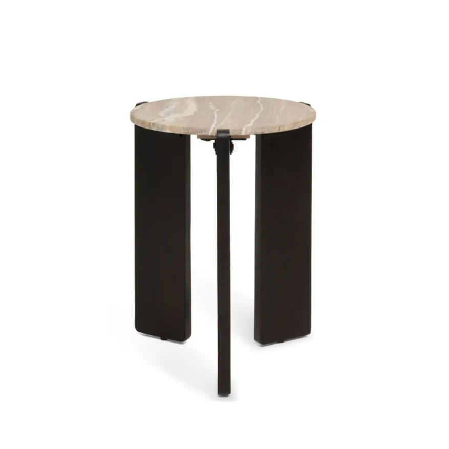 Bijzettafel Olif Bruin - Ø 44 cm