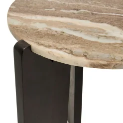 Bijzettafel Olif Bruin - Ø 44 cm