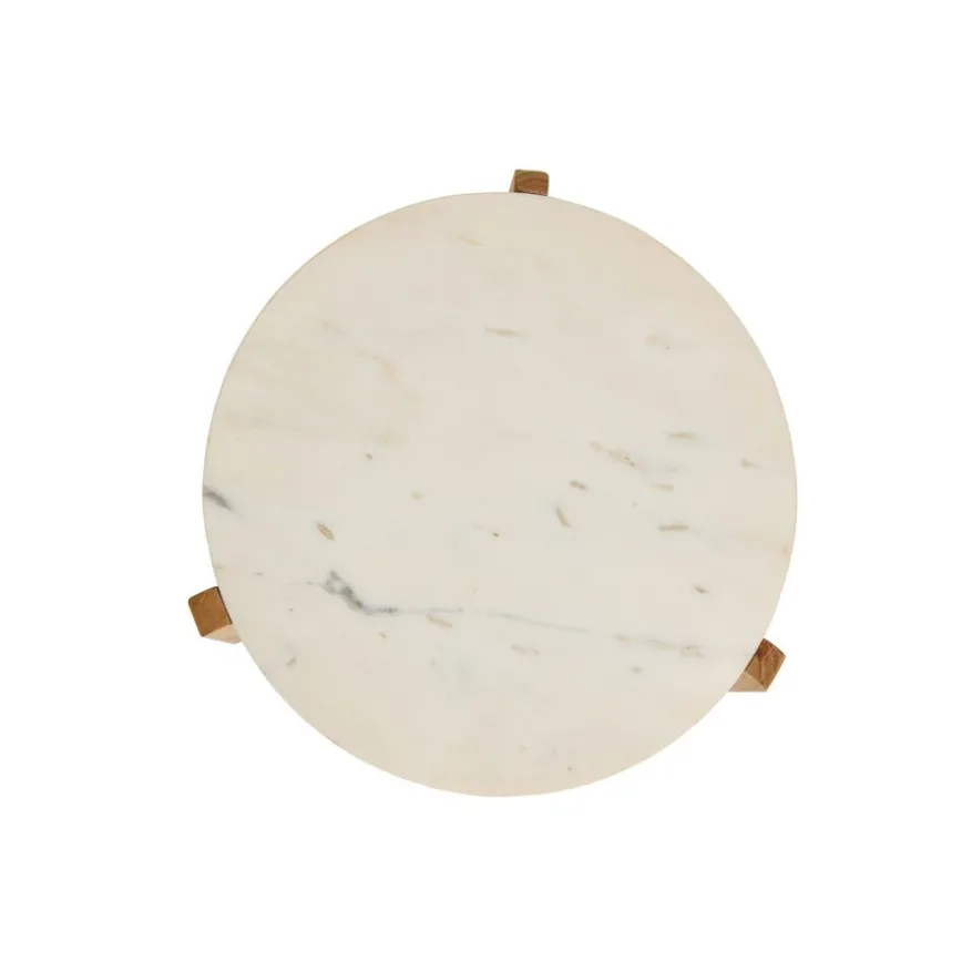 Bijzettafel Olif Naturel - Ø 44 cm