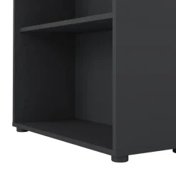 Boekenkast Bram Donkergrijs - 80x124x35 cm
