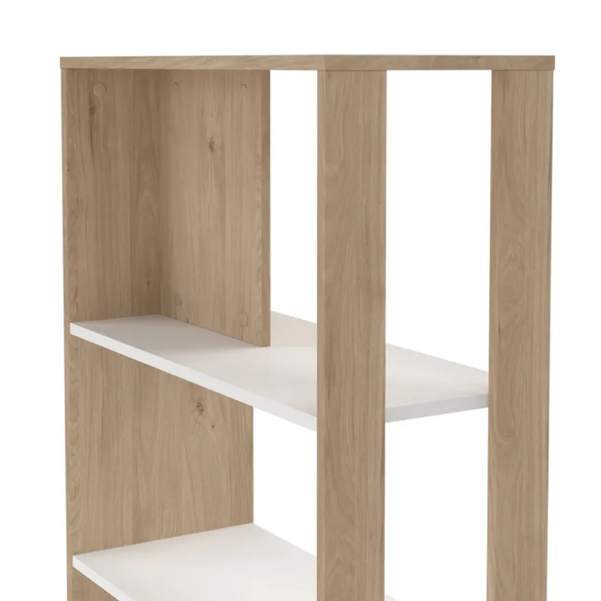 Boekenkast Bram Eiken - 80x205x35 cm