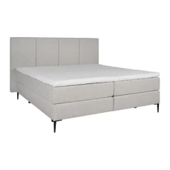 Boxspring Madrid Lichtgrijs - 180x200 cm