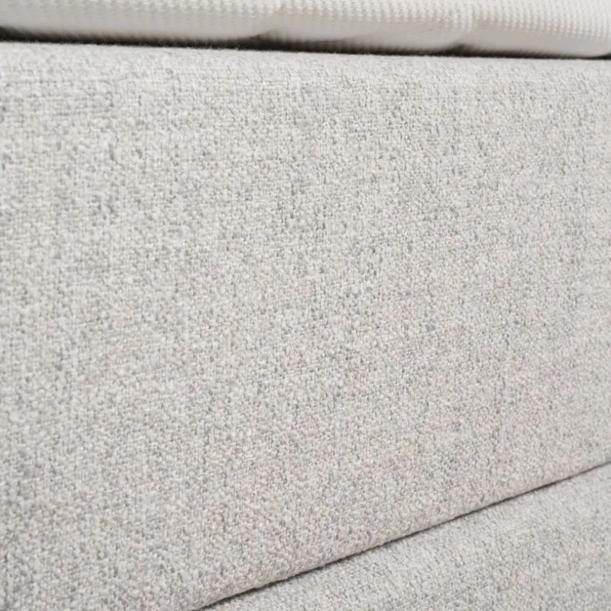 Boxspring Madrid Lichtgrijs - 180x200 cm