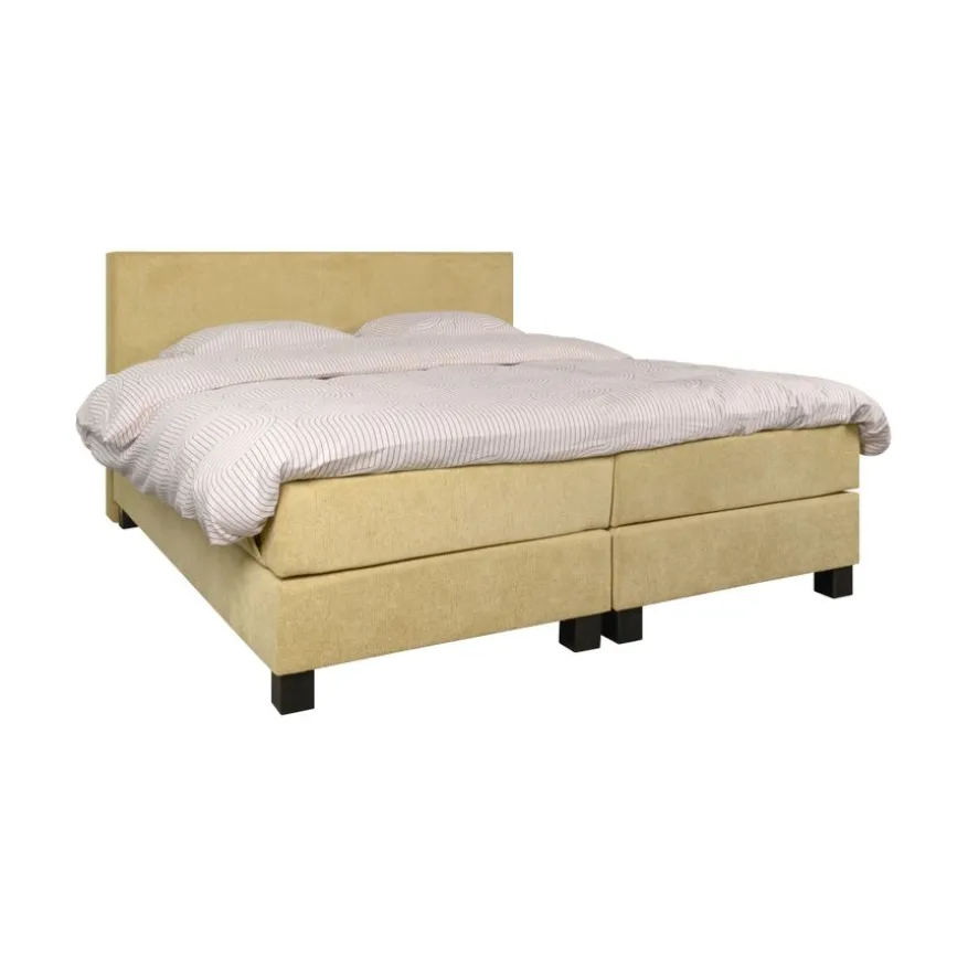 Boxspring Valencia Geel - 180x200 cm