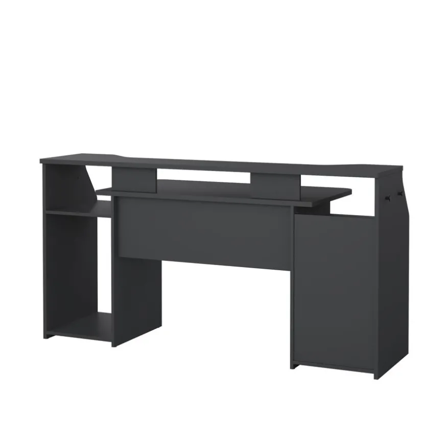 Bureau Boston Donkergrijs - 171x90x63 cm