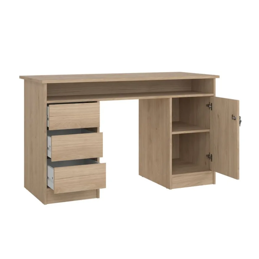 Bureau Boston Eiken - 126x76x55 cm