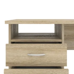 Bureau Boston Eiken - 121x73x49 cm