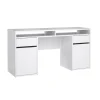 Bureau Boston Hoogglans Wit - 149x78x49 cm