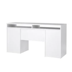 Bureau Boston Hoogglans Wit - 149x78x49 cm