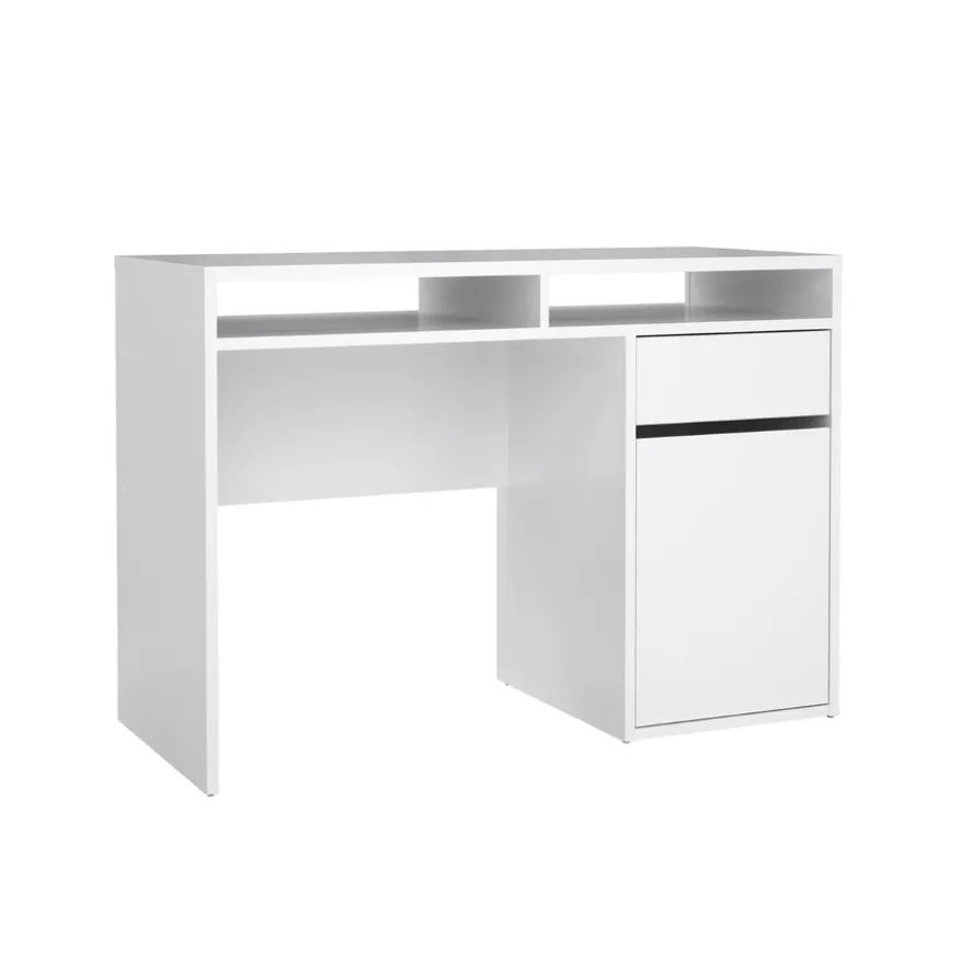Bureau Boston Hoogglans Wit - 111x78x49 cm