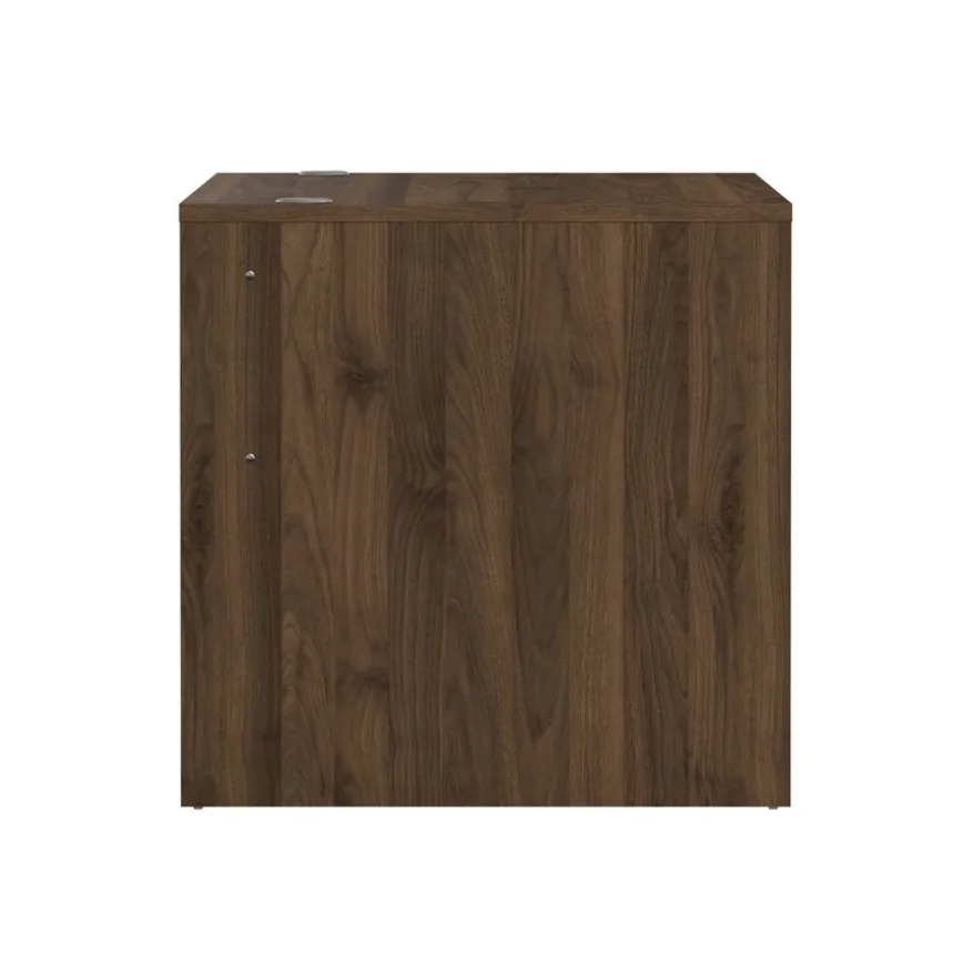 Bureau Boston Walnootbruin - 120x75x75 cm