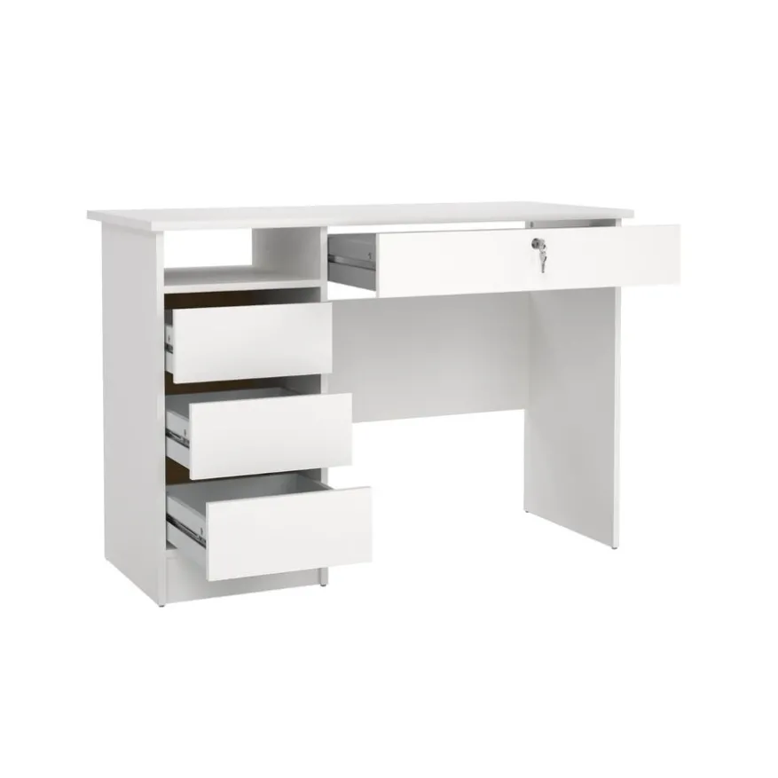 Bureau Boston Wit - 110x76x49 cm