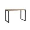 Bureau Bram Eiken / Donkergrijs - 120x76x60 cm