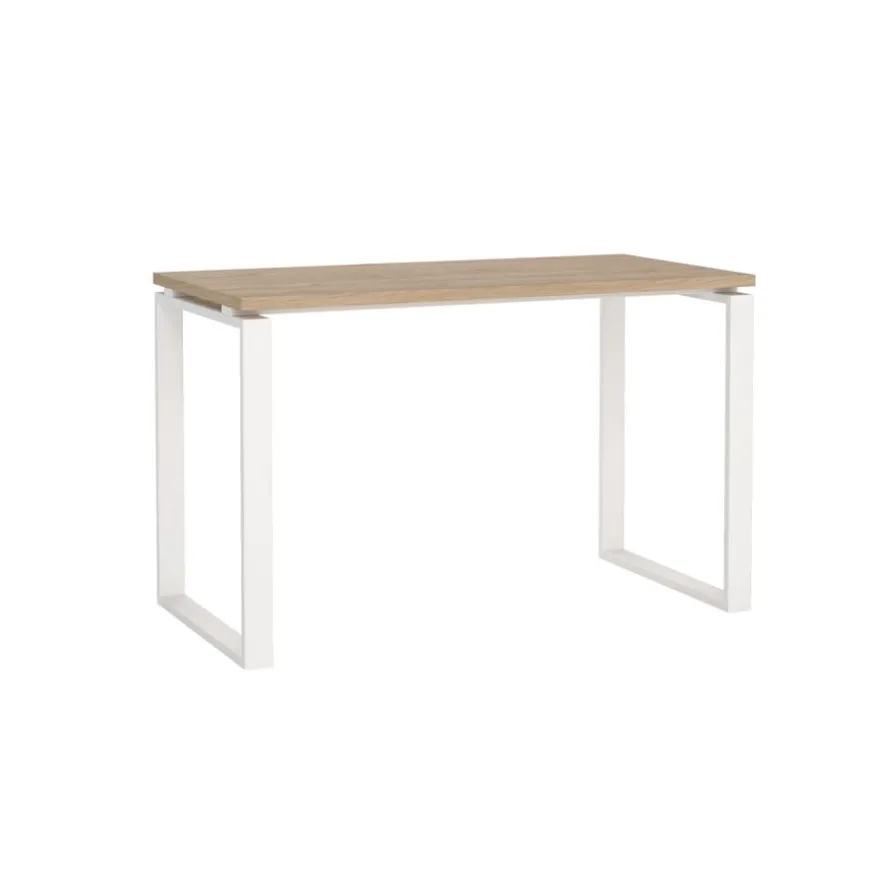 Bureau Bram Eiken / Wit - 120x76x60 cm