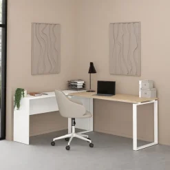 Bureau Bram Uitbreiding Wit - 150x76x40 cm