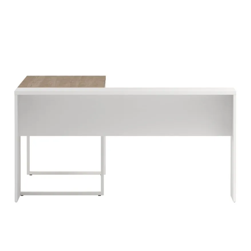 Bureau Bram Wit / Eiken - 150x76x60 / 150x76x40 cm