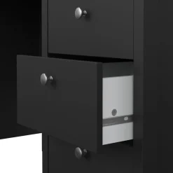 Bureau Dallas Zwart - 121x77x48 cm
