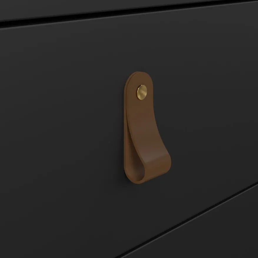 Bureau Dallas Zwart - 121x77x48 cm