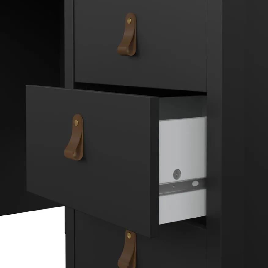 Bureau Dallas Zwart - 121x77x48 cm