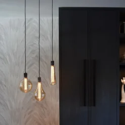Calex Hanglamp Retro Gun Metal - E27 - Ø 10 cm
