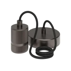 Calex Hanglamp Retro Gun Metal - E27 - Ø 10 cm