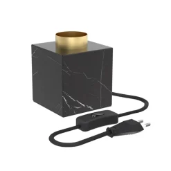 Calex Tafellamp Zwart - E27 - 9x9 cm