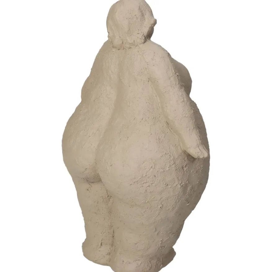 Deco Beeld Feline Beige - 26 cm hoog