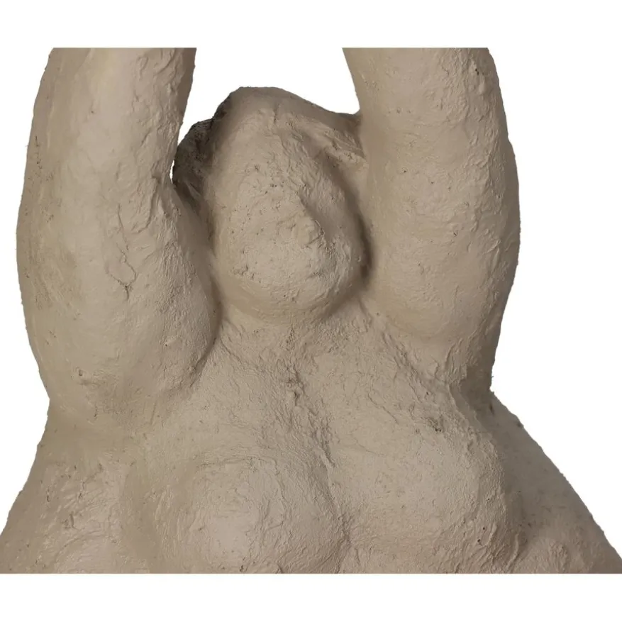 Deco Beeld Feline Beige - 24 cm hoog