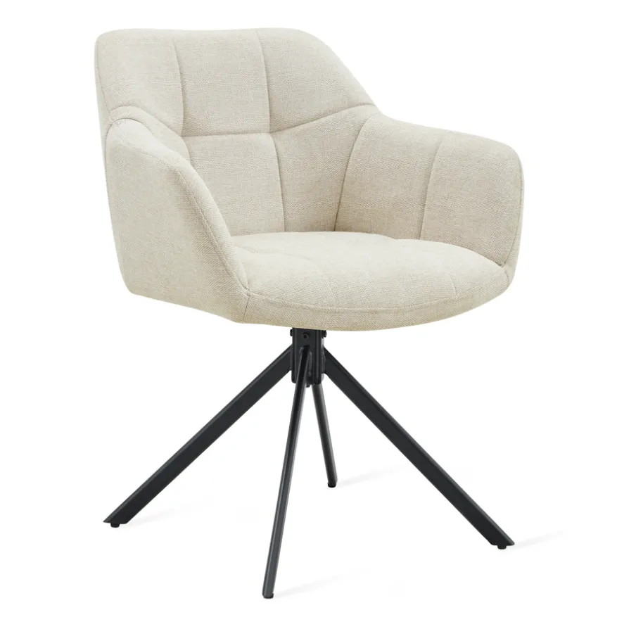 Draaibare Eetkamerstoel Ana Beige
