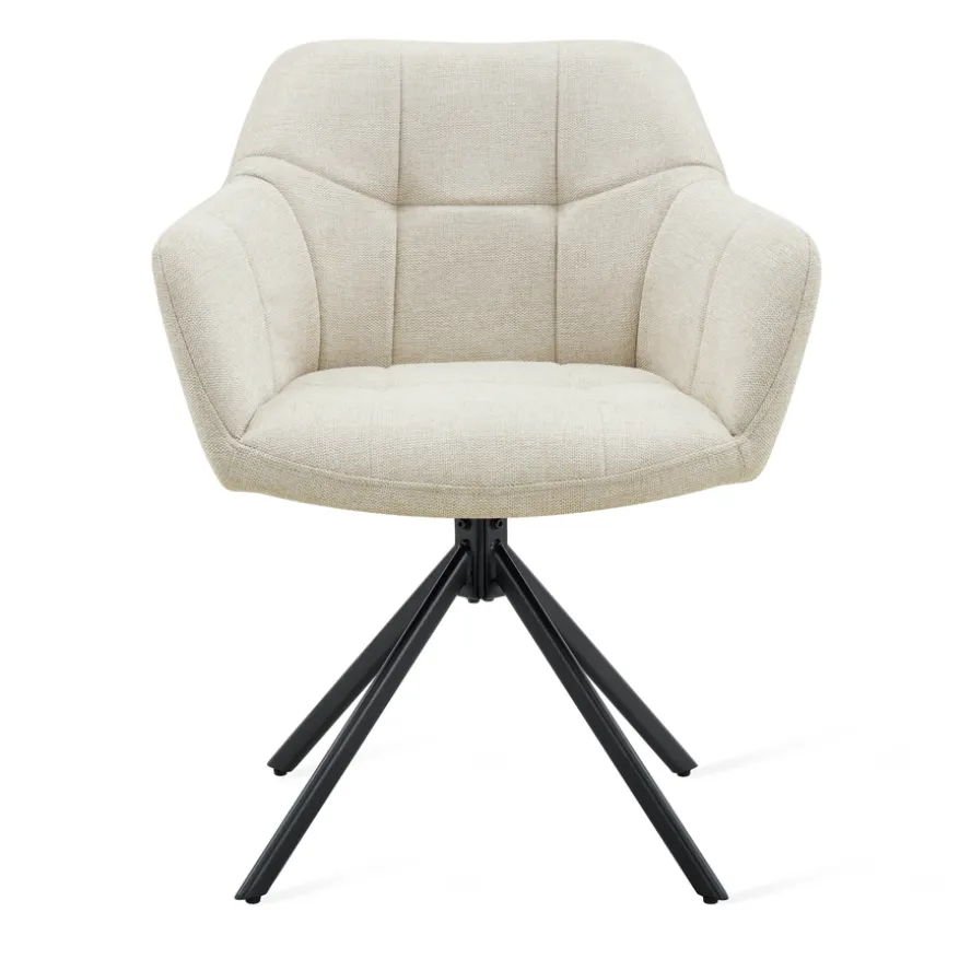 Draaibare Eetkamerstoel Ana Beige