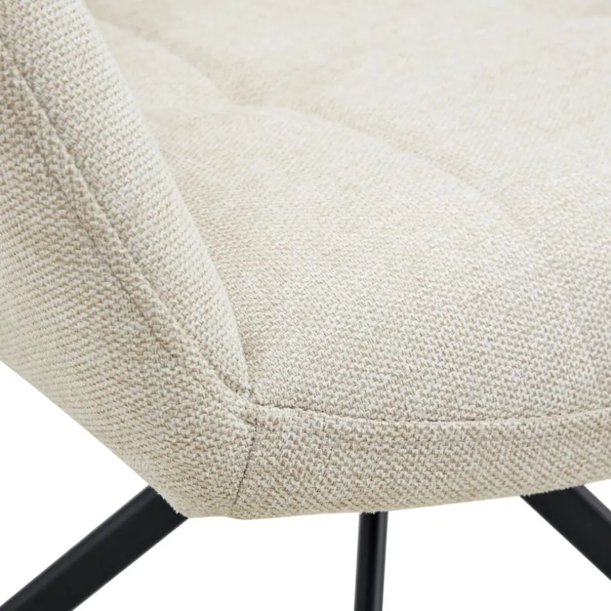 Draaibare Eetkamerstoel Ana Beige
