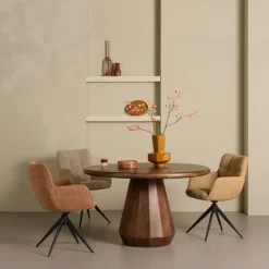 Draaibare Eetkamerstoel Bente Beige