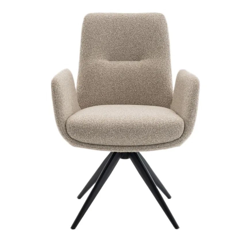 Draaibare Eetkamerstoel Molly Beige