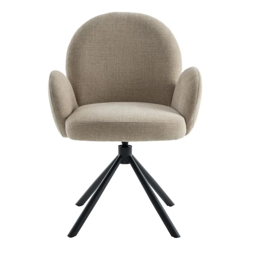 Draaibare Eetkamerstoel Moon Beige