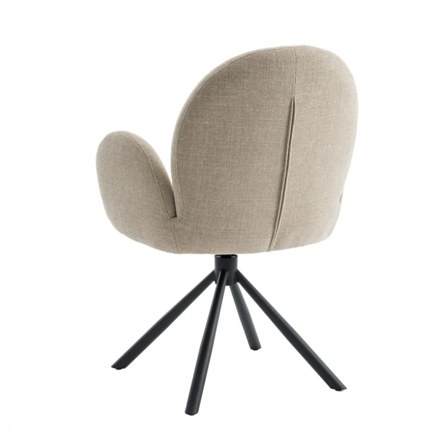 Draaibare Eetkamerstoel Moon Beige