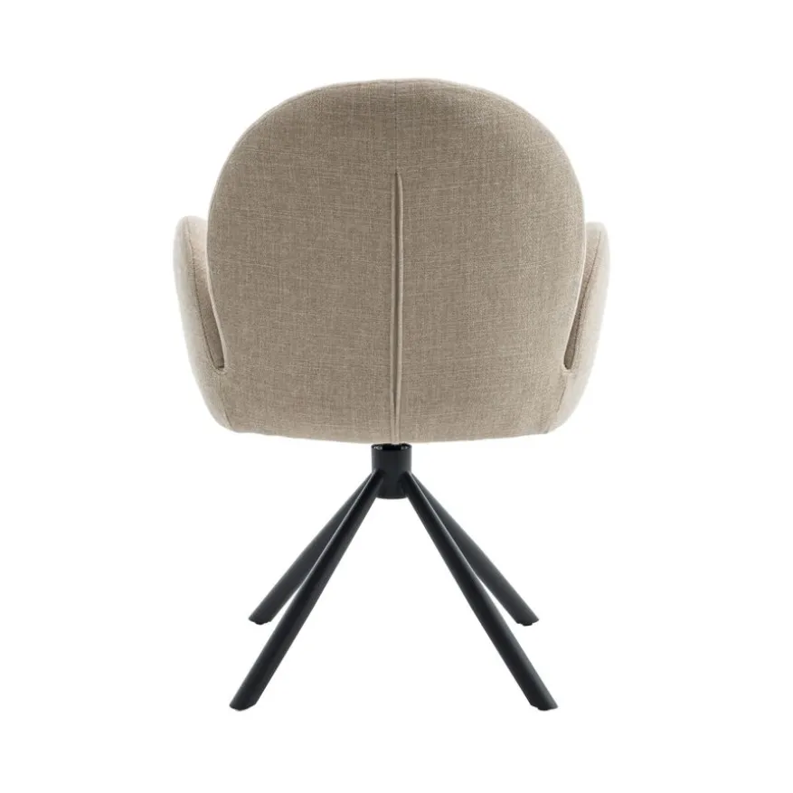 Draaibare Eetkamerstoel Moon Beige