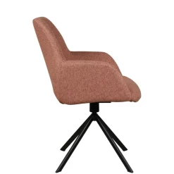 Draaibare Eetkamerstoel Selnass Roze