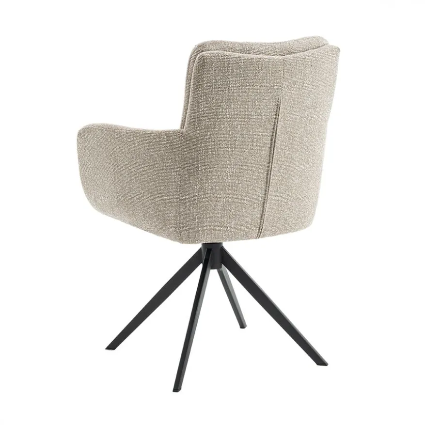 Draaibare Eetkamerstoel Swag Beige