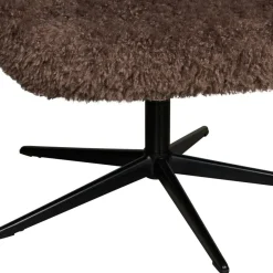 Draaifauteuil Cardigan Bruin