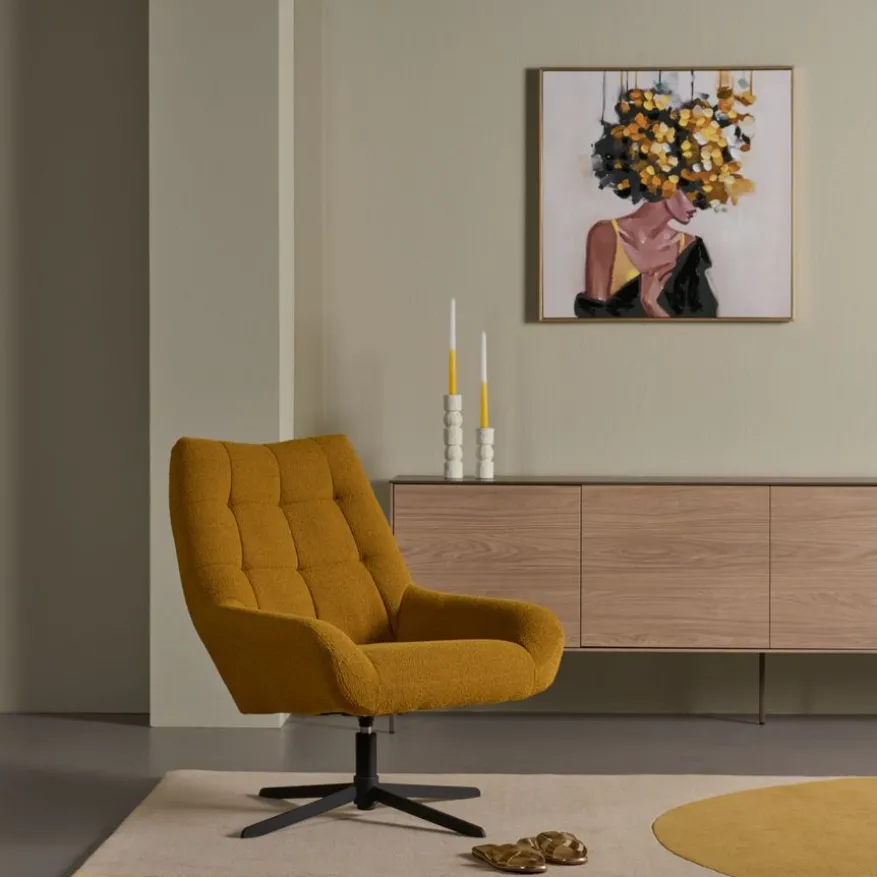 Draaifauteuil Vrijhoeve Oker