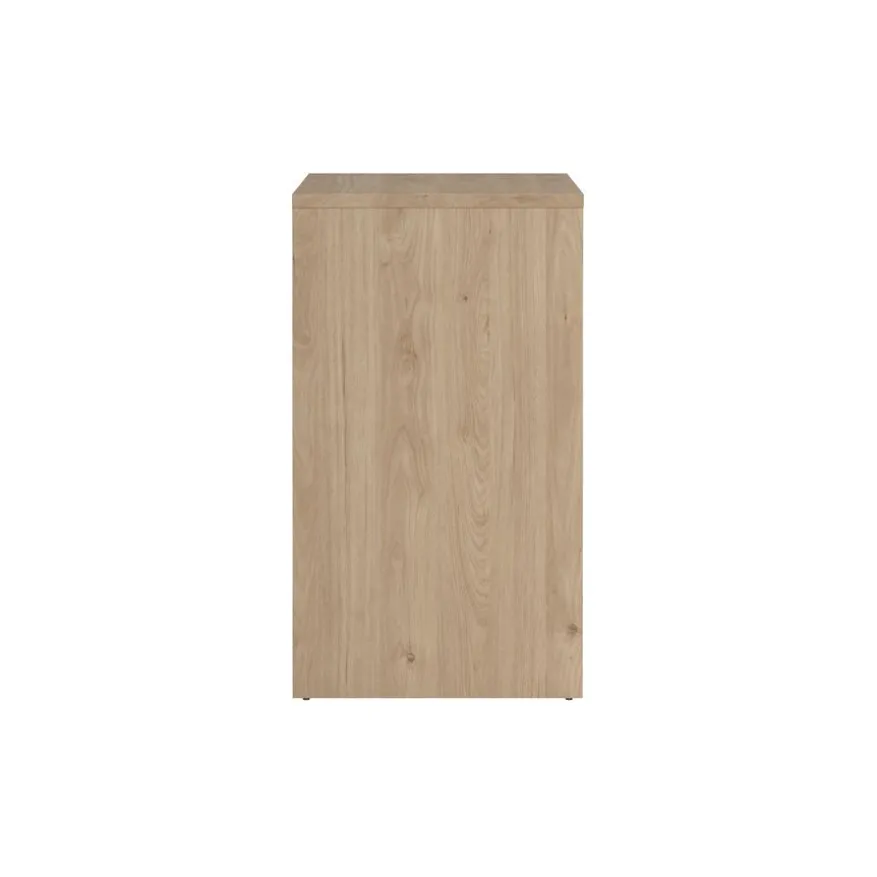Dressoir Atlanta Eiken / Hoogglans Wit - 119x84x48 cm
