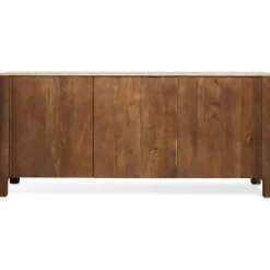 Dressoir Liam Bruin / Marmer - 180x80x45 cm