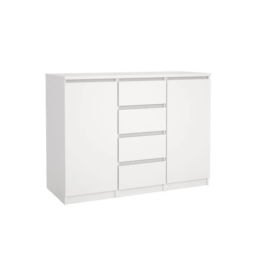 Dressoir Luna Wit - 121x91x50 cm